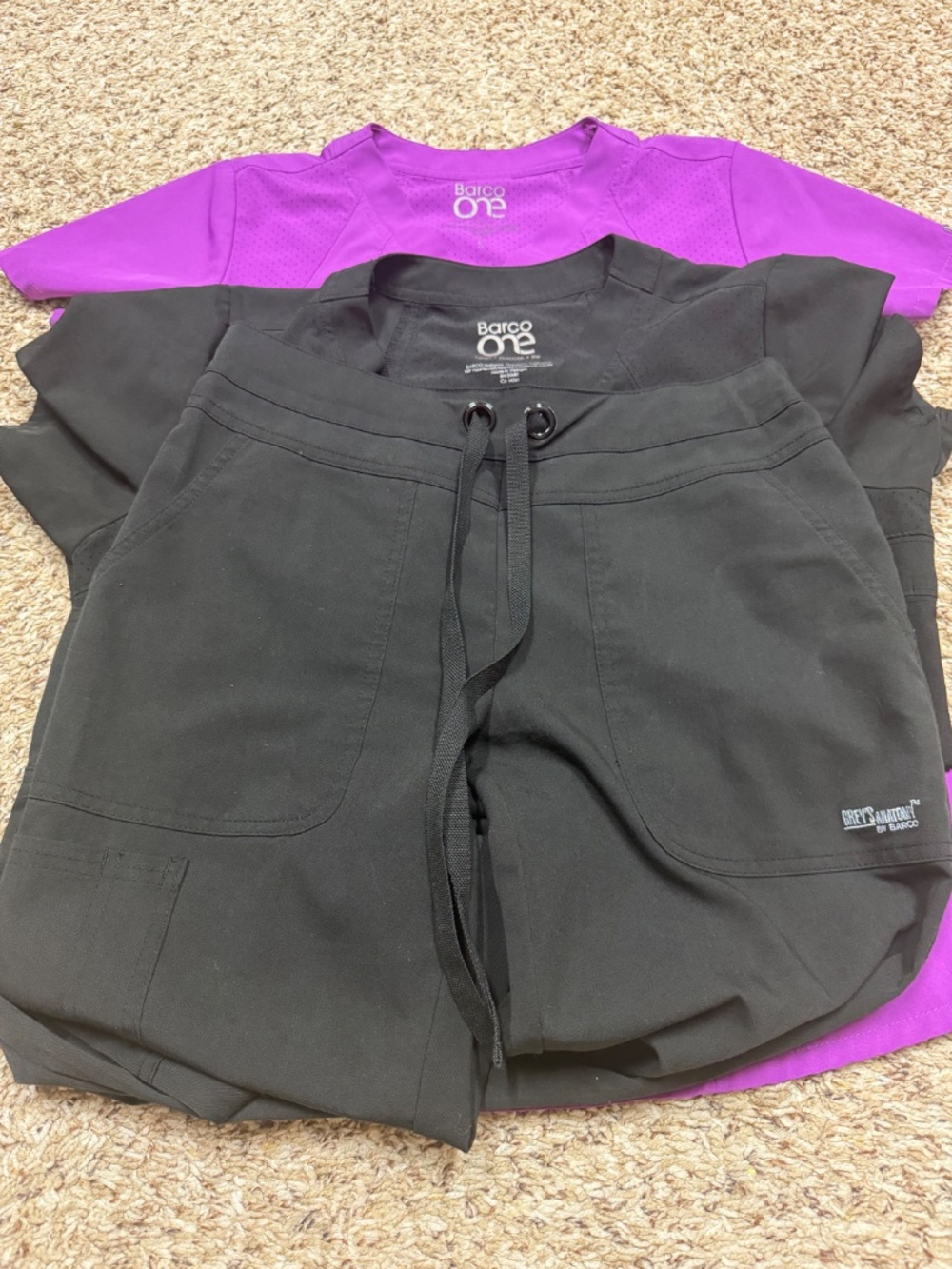 Barco One Scrubs, 2 Tops, One Greys Anatomy Pant, Urbane Jacket